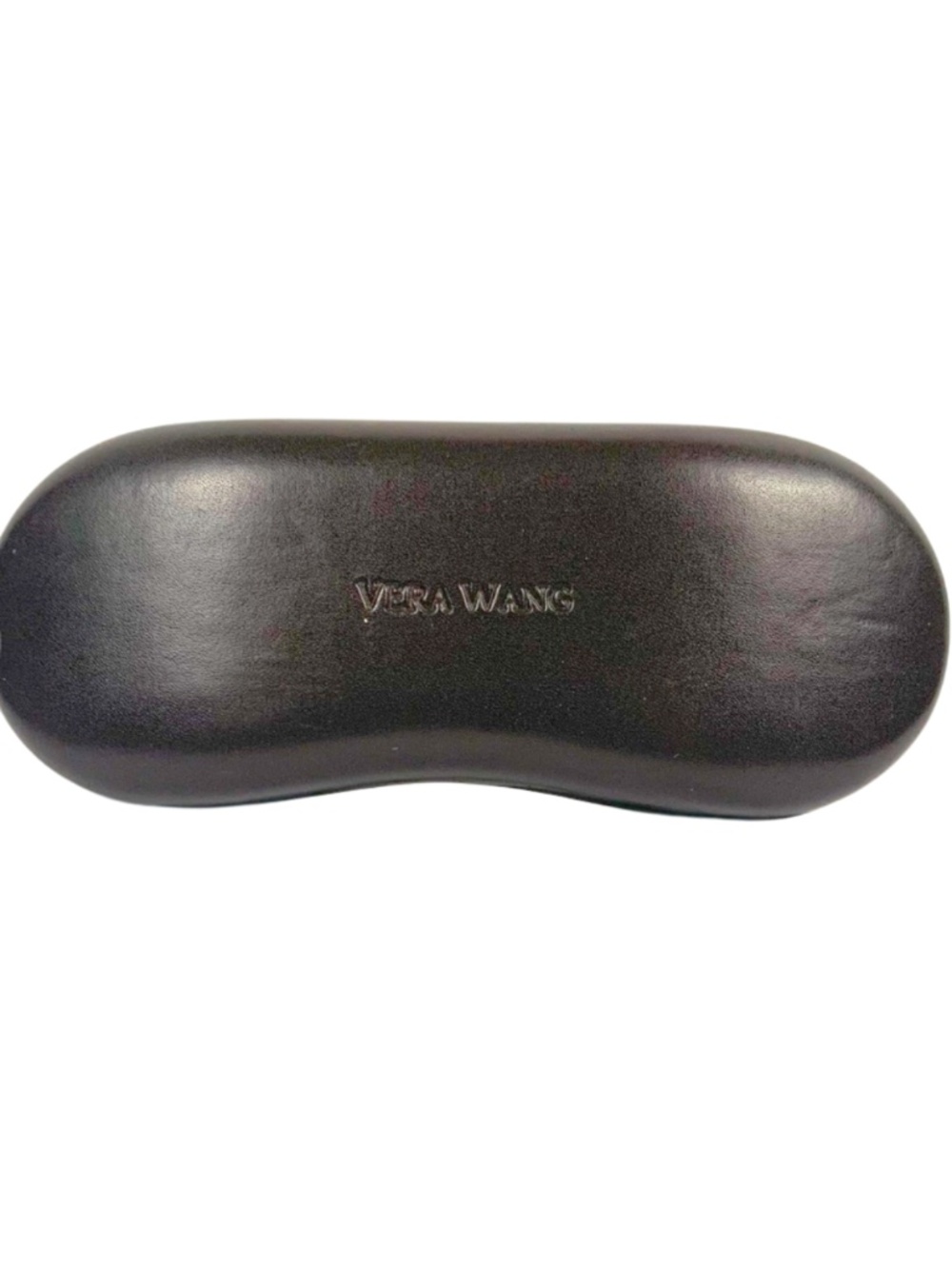 Vera Wang Elegant Dark Brown Eyeglass Case Only, no glasses Casual Preppy